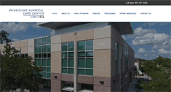 Desktop Screenshot of physicianssurgicalcare.com