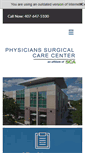 Mobile Screenshot of physicianssurgicalcare.com